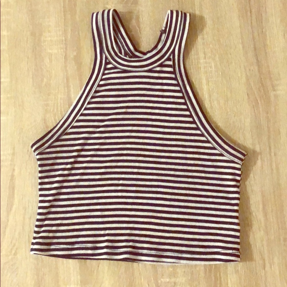 Striped Crop Top